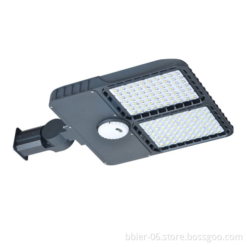 Tennis Court LED Pole Light - IP65 Waterproof Shoebox Street Light with Motion Sensor